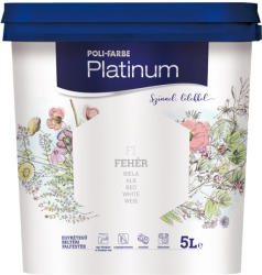 Poli-Farbe Kft Poli-Farbe Platinum beltéri falfesték - Fehér, 5 l