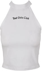 Mr. Tee Ladies Bad Girls Short Top white