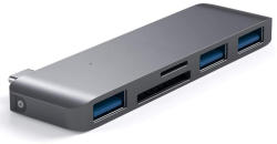 Satechi Multihub Type-C la 3xUSB 3.0 si MicroSD Satechi Combo Space Gray (ST-TCUHM)