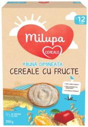Milupa Cereale integrale cu lapte si fructe Milupa Milumil, 250 g, 12 luni +