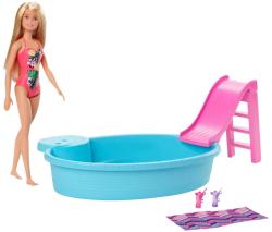 Mattel Set de joaca Barbie, Papusa cu piscina Papusa Barbie