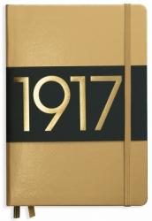 LEUCHTTURM1917 Caiet cu elastic A5, 125 file, punctat, Metallic Leuchtturm1917 auriu LT355676