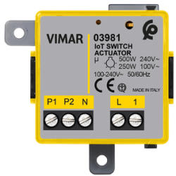 VIMAR Modul releu iluminat/priza, cu sau fara nul, conectat, montaj in doza (VIM-03981)