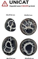  Pandantiv Septaria cu Gaura - Oval - Disc - Picatura - 32-46 x 27-42 x 5-6 mm - 1 Buc