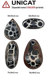  Pandantiv Septaria cu Gaura - Oval - Picatura - 26-76 x 34-55 mm - 1 Buc