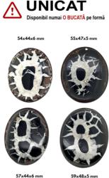  Pandantiv Septaria cu Gaura - Oval - 54-59 x 44-48 x 5-6 mm - 1 Buc