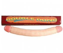 Seven Creations Double Solid Jelly Dong 33cm Flesh Dildo