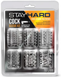Blush Stay Hard Cock Sleeve Kit Clear