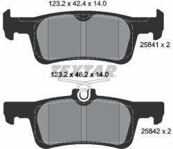 TEXTAR set placute frana, frana disc TEXTAR Q+ 2584104 (2584104)