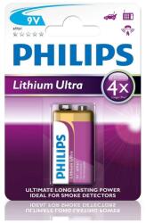 Philips 6FR61LB1A/10 - Baterie cu litiu 6LR61 LITHIUM ULTRA 9V (P2184)