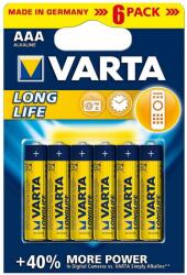 VARTA 4103 - 6 buc Baterii alcaline LONGLIFE EXTRA AAA 1, 5V (VA0010) Baterii de unica folosinta