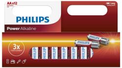 Philips LR6P12W/10 - 12 buc Baterie alcalina AA POWER ALKALINE 1, 5V (P2205)