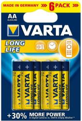 VARTA 4106 - 6 buc Baterii alcaline LONGLIFE EXTRA AA 1, 5V (VA0009)
