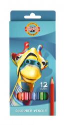 KOH-I-NOOR Set 12 creioane colorate KOH-I-NOOR Girafa
