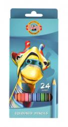 KOH-I-NOOR Set 24 creioane colorate KOH-I-NOOR Girafa