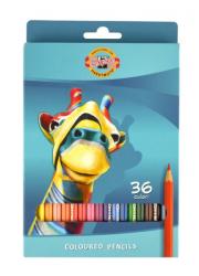 KOH-I-NOOR Set 36 creioane colorate KOH-I-NOOR Girafa