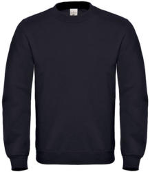 B&C Collection Uniszex pulóver B&C Crew Neck Sweatshirt - WUI20 - 2XL, Fekete
