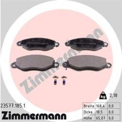 ZIMMERMANN set placute frana, frana disc ZIMMERMANN 23577.185. 1 (23577.185.1)