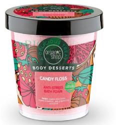 Organic Shop Jeleu spumă de baie antistress Candy Floss Body Desserts Organic Shop 450-ml