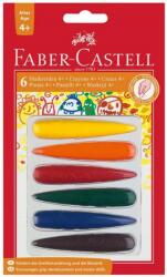 Faber-Castell Zsírkréta FABER-CASTELL 6 színű bliszteres - papiriroszerplaza