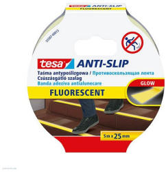 tesa Csúszásgátló szalag transzparens Tesa 25mm x 5m fluoreszkáló 55580 (55580-00000-11)