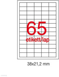 APLI Etikett A3127 21, 2 x 38 mm 100 ív LCA3127 Apli