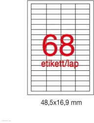 APLI Etikett A1282 48, 5 x 16, 9 mm 100 ív LCA3128 Apli