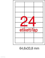 APLI Etikett A1263 33, 8 x 64, 6 mm 100 ív LCA3131 Apli