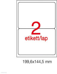 APLI Etikett A2423 199, 6 x 144, 5 mm 100 ív kerekített sarkú Apli