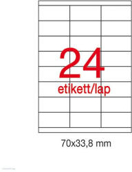 APLI Etikett A1293 70 x 33, 8 mm 100 ív Apli
