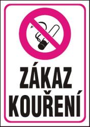 Zákaz kouření - samolepka A4 120221 (120221)