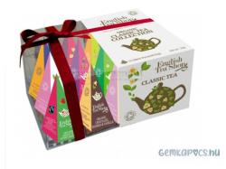English Tea Shop Tea ETS 12 Klasszikus selyempiramis filteres bio teaválogatás 12 íz