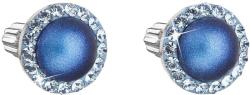 Swarovski elements argint cercei sâmburi cu cristale Swarovski elements şi albastru mat perla 31314.3