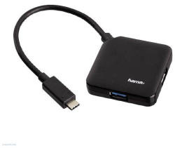 Hama USB Elosztó HUB HAMA USB 3.1 TYPE-C HUB