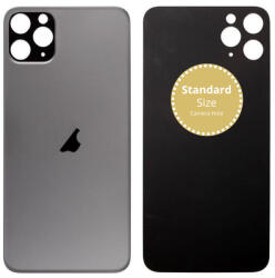 Apple iPhone 11 Pro Max - Hátsó Ház Üveg (Space Gray), Space Gray