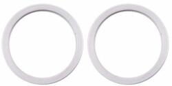 Apple iPhone 11, 12, 12 Mini - Hatsó Kamera Lencse Keret (White) - 2db, Fehér