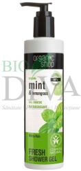 Organic Shop Gel de duș bio cu mentă și lemongrass Minty Rain Organic Shop 280-ml