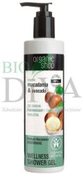 Organic Shop Gel de duș bio cu macadamia și avocado Kenyan Macadamia Organic Shop 280-ml