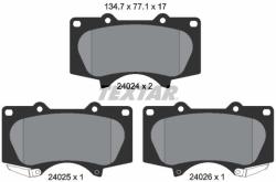 TEXTAR set placute frana, frana disc TEXTAR 2402403 - automobilus - 238,33 RON