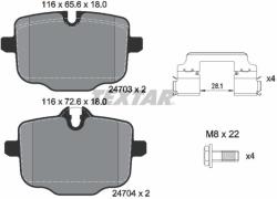 TEXTAR set placute frana, frana disc TEXTAR Q+ 2470301 (2470301)