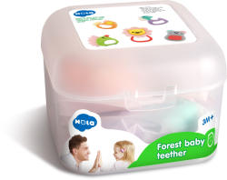 Jucarii Bebe Set 5 jucarii pentru dentitie in cutie forest baby (E318A)