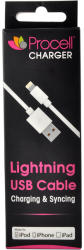 Procell Cablu MFI Lightning Procell USB Alb 1m (CIUSBLIGHT)
