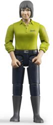 BRUDER Figurina femeie cu bluza verde, Bruder bworld 60405 (60405) Figurina