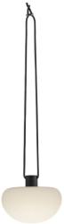 Nordlux Sponge kültéri függeszték, elemes, USB töltés, fekete, 2700K melegfehér, beépített LED, 4, 8, 300 lm, 20cm átmérő, 2018103003 (2018103003)