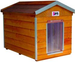 SINB Thermo Madera szigetelt kutyaház, sátortetővel, "M" belméret