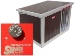 SINB Fűthető kutyaház infrával - Thermo Woody L