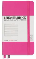 Leuchtturm Caiet cu elastic A6, 94 file, dictando, Leuchtturm1917 roz LT348105