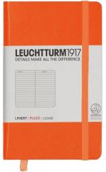 LEUCHTTURM1917 Caiet cu elastic A6, 94 file, dictando, Leuchtturm1917 portocaliu LT342930