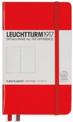 LEUCHTTURM1917 Caiet cu elastic A6, 94 file, punctat, Leuchtturm1917 rosu LT308317