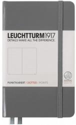 LEUCHTTURM1917 Caiet cu elastic A6, 94 file, punctat, Leuchtturm1917 antracit LT344778